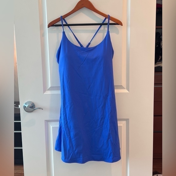 NWT Halara Cloudful Air Backless Cool Touch Activity Euphoria Air Dress Blue - Picture 2 of 16